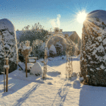 Ihren Garten im Winter dekorieren und gestalten
